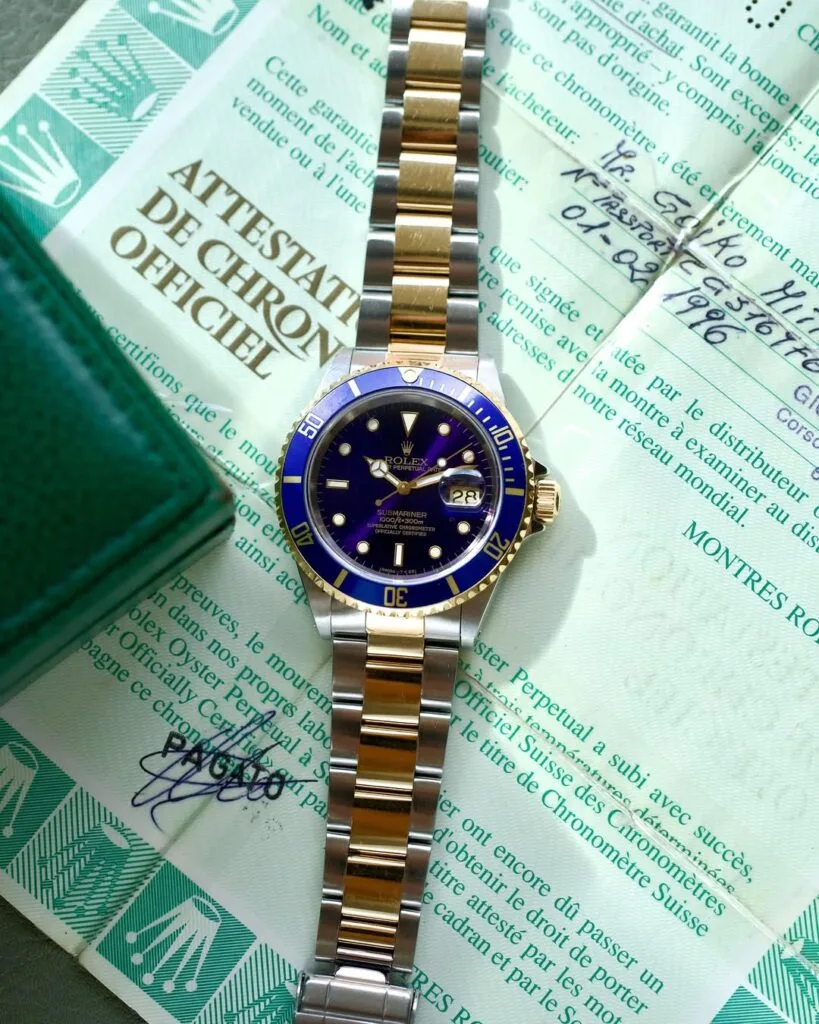 Vendere un Rolex usato 5 Rolex Submariner 16613 con certificato