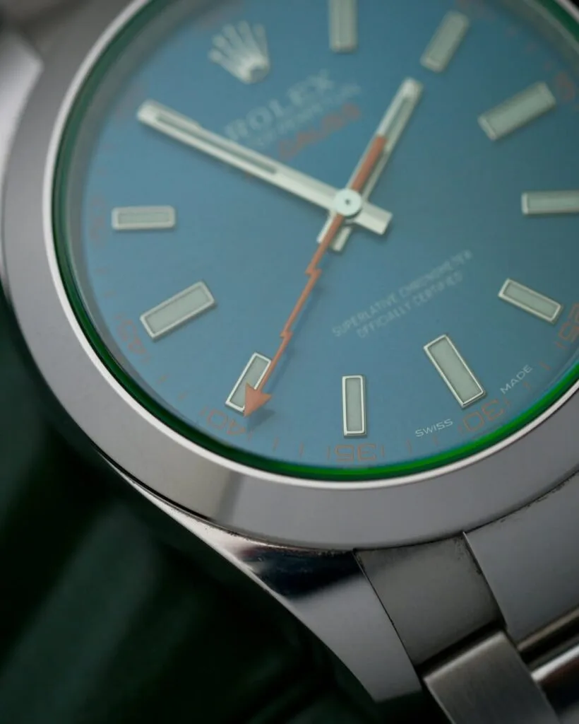 Rolex Milgauss: la guida completa 6 Dettaglio Rolex Milgauss 116400