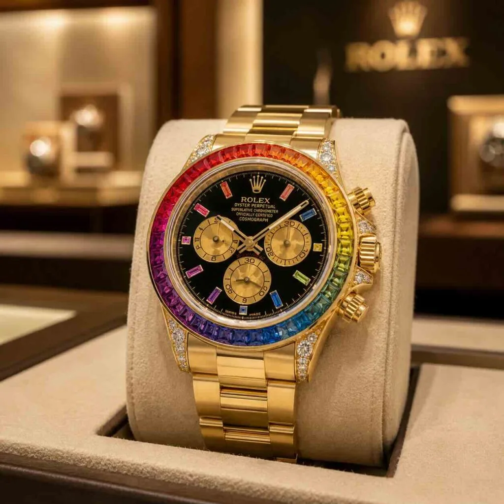 Rolex Daytona Rainbow: referenze, autenticità e valore nel 2026 4 Rolex Daytona Rainbow 126598RBOW
