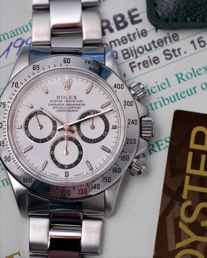 Rolex Daytona Zenith (16520): storia, varianti e valore nel 2026 4 Rolex Daytona Zenith 16520